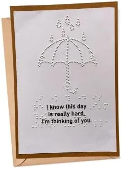 Miniatura 11 de Tarjetas de notas en braille para ciegos o con discapacidad visual (Motivación-2)