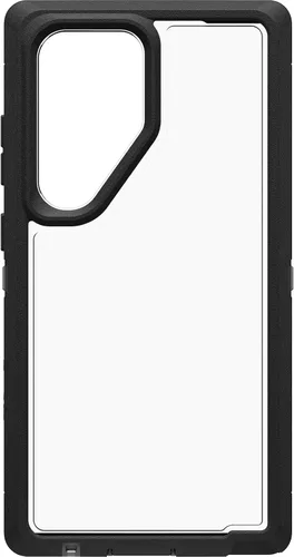 Miniatura 6 de OtterBox Funda transparente para Samsung Galaxy S24 Ultra Defender Series XT, lado oscuro (negro/transparente), sin pantalla, resistente, con cordón