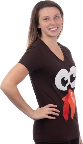 Miniatura 39 de Camiseta de disfraz navideño para mujer, camiseta de Halloween y Navidad pirata para mujer