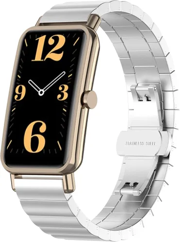 Miniatura 7 de Correas de metal compatibles con Huawei Watch Fit Mini, pulseras de repuesto ajustables de acero inoxidable para Huawei Watch Fit Mini Strap
