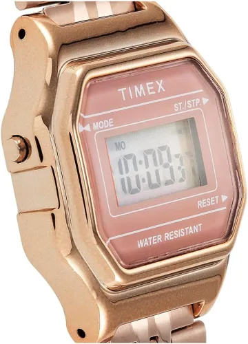 Miniatura 4 de Timex - Reloj digital de cuarzo para mujer con correa de acero inoxidable