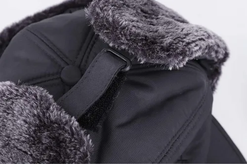 Miniatura 8 de Gorro de piel sintética con visera resistente al viento para esquí, pasamontañas, para hombre y mujer