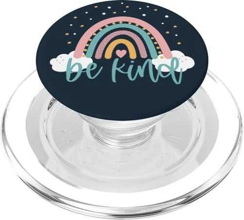 Miniatura 8 de Be Kind - Lindo arco iris positivo citas inspirador diciendo PopSockets intercambiable PopGrip