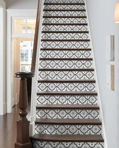 Miniatura 20 de FLFK Calcomanías para escaleras - Adhesivos para escaleras, Calcomanías autoadhesivas para escalones de Sunrise Coast, para decoración del hogar