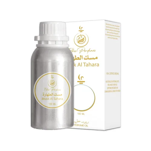 Perfumes de éter MUSK AL TAHARA Aceite de perfume concentrado 3.4 fl oz I Almizcle blanco grueso I Extracto de grado premium I Perfume Making I