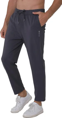 Miniatura 2 de Pantalones de viaje elásticos para hombre, entrepierna de 27 pulgadas, de secado rápido, ligeros, pantalones deportivos casuales con bolsillos