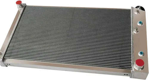 Miniatura 4 de ECMRAD Juego de Radiador de 3 Filas y Ventiladores de Cubierta para Chevy Pontiac GTO Chevelle El Camino 1968 69 70 1971 1972 Todo de Aluminio