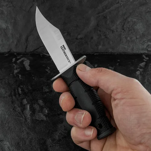 Miniatura 6 de Cold Steel Mini Leatherneck Clip Point Compacto Ligero 3.5" Cuchillo de Hoja Fija de Acero 8CR13MOV para Caza y Utilidad al Aire Libre, Mango