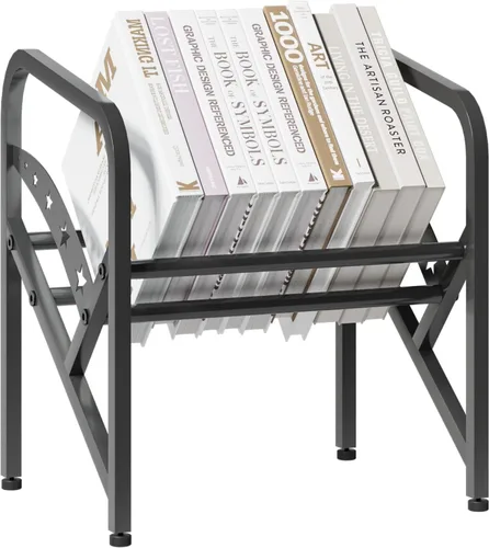 Estantería de almacenamiento independiente, organizador de libros para sala de estar, dormitorio, cocina, resistente a la corrosión, organizador