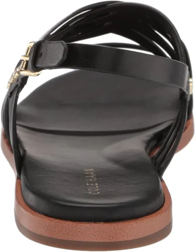 Miniatura 3 de Cole Haan Sandalias planas Francie para mujer, Wr Marine Blue - Gamuza acolchada