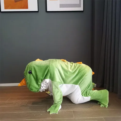 Miniatura 3 de Manta de Dinosaurio Vestible Saco de Dormir de Animal para Niños - Forro Polar de Franela Súper Suave, Cálido y Acogedor - Regalos de Dinosaurio
