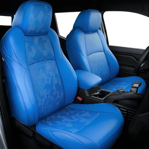Miniatura 19 de Carlimeki Fundas de asiento personalizadas para Tacoma 2005 2006 2007 2008 2009 2010 2011 2012 2013 2014 2015 Crew Cab 2ª Gen Tacoma Base