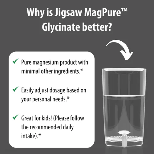 Miniatura 5 de Jigsaw Health MagPure Glycinate, cápsulas de magnesio premium, 120 cápsulas