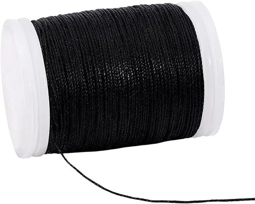 Miniatura 7 de PH PandaHall Cordón encerado de 0.020 in, cuerda encerada de 131 yardas, hilo de poliéster, cuerda de cera para pulseras, collares, joyas