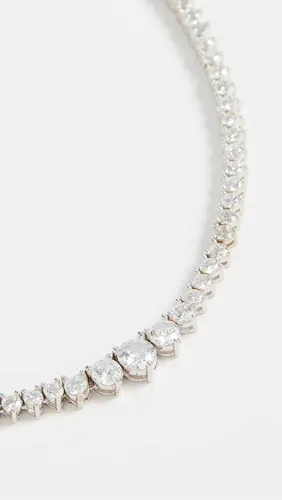 Miniatura 3 de SHASHI Collar de tenis para mujer, plata, talla única