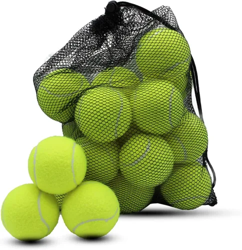 Miniatura 16 de Swingers Pelotas de tenis, pelotas de ejercicio de entrenamiento para mascotas, pelotas de tenis de práctica de alta elasticidad para principiantes