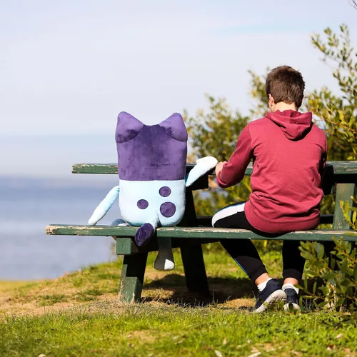 Miniatura 9 de Bluey Peluche grande de 31.5 in, color azul, producto oficial de la serie infantil, juguete suave y tierno para niños y niñas a partir de 0 años