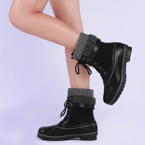 Miniatura 8 de DREAM PAIRS Botas de nieve de invierno para mujer