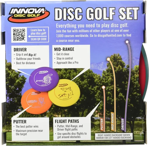 Miniatura 2 de Set de golf Innova Disc – Driver, de rango medio y putter, cómodo plástico DX, colores pueden variar (paquete de 3)
