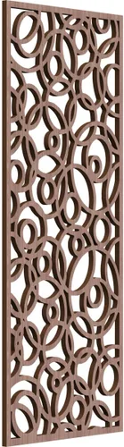 Miniatura 89 de Latrobe Paneles de pared decorativos de madera con calado, 9 3/8 pulgadas de ancho x 24 3/8 pulgadas de alto x 3/8 de alto, roble rojo rojo (Red Oak)