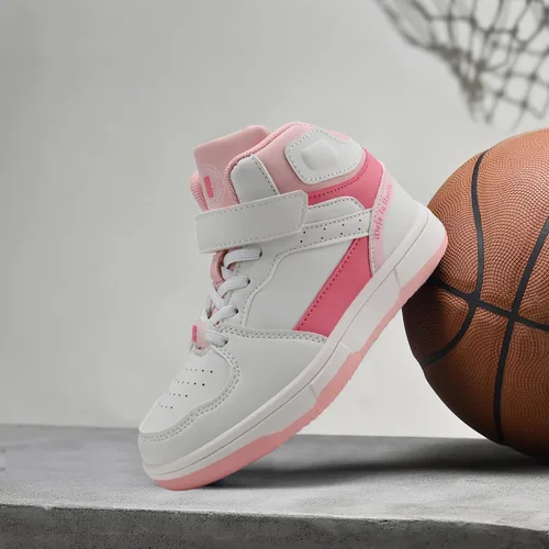 Miniatura 6 de brooman Zapatos de baloncesto para niños, tenis de caña alta para niñas, zapatos de escuela, zapatos deportivos para correr
