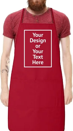 Miniatura 4 de Vizor Delantal personalizado para hombres, chef cocinero, personaliza tu diseño, foto, imagen, texto, regalos de bricolaje