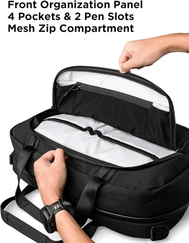 Miniatura 5 de ALPAKA Bravo Brief - Portafolio para laptop de 16 pulgadas, bolsa de hombro de negocios con protección contra la intemperie, bolsa de mensajero