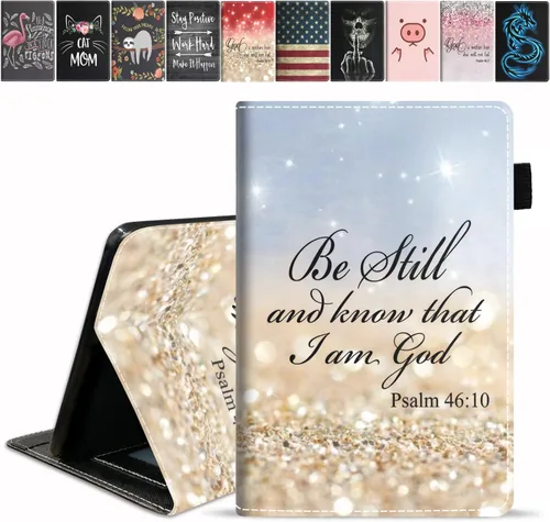 Miniatura 27 de Funda para tableta Amazon Fire HD 10/Fire HD 10 Plus (11ª generación, versión 2021), con cita inspiradora de «Be a Flamingo in a Flock», funda