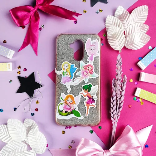 Miniatura 8 de BulbaCraft Calcomanías y calcomanías de hadas para laptop, decoraciones de hadas para fiesta de cumpleaños, regalos para mujeres y hombres Pegatinas