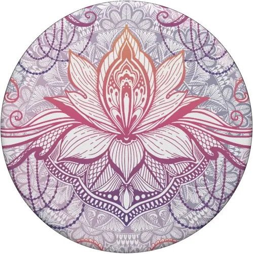 Miniatura 3 de Flor de loto para meditación de yoga rosa Zen Namaste idea de regalo PopSockets agarre y soporte para teléfonos y tabletas