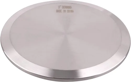 Miniatura 15 de DERNORD Tapa terminal de acero inoxidable 304 que se ajusta a abrazadera de accesorio sanitario (tubo de 12 pulgadas DE)