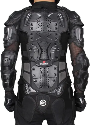 Miniatura 8 de HEROBIKER - Chaqueta de armadura completa para motocicleta, protección para la columna y el pecho, equipo de motocross, protector para motocicleta