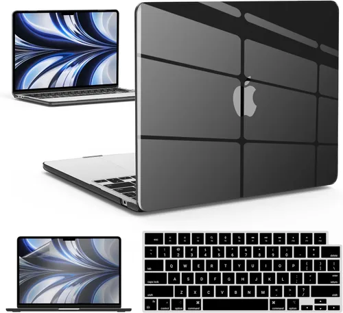 Miniatura 46 de IBENZER Funda para MacBook Air de 13 pulgadas 2026 2025 2024 2023 2022 M4 A3240 M3 A3113 M2 A2681, funda rígida con cubierta de teclado ScreenFilm