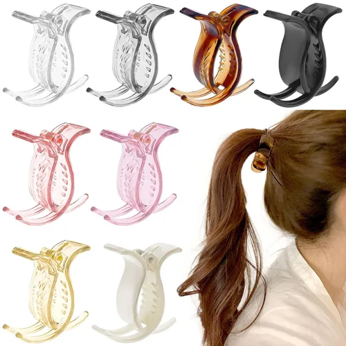 Miniatura 8 de 8 pinzas para cola de caballo mate, pinzas para el cabello para trenzar el cabello, pinzas para el cabello de sujeción fuerte, pasadores franceses