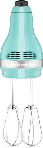 Miniatura 2 de KitchenAid KHM512 - Batidora de mano de 5 velocidades, ultra potencia, Aqua Sky