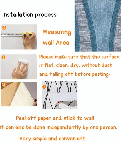 Miniatura 4 de 10 paneles de pared 3D para despegar y pegar, grueso diseño estéreo 3D anticolisión, autoadhesivo, impermeable, paneles de ladrillo sintético