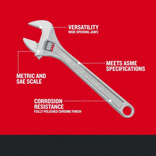 Miniatura 6 de CRAFTSMAN Llave ajustable, 15 pulgadas (CMMT81625)