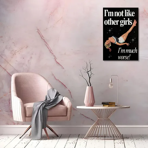 Miniatura 84 de Pósteres de citas divertidas con texto en inglés «Better Late Than Feug», lienzo minimalista con fondo blanco, arte de pared, frutas frescas