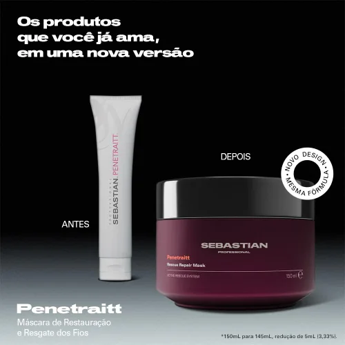 Miniatura 2 de Sebastian Professional Penetraitt Deep Repair & Strengthening Masque For Damaged & Color Treated Hair Packaging May Vary