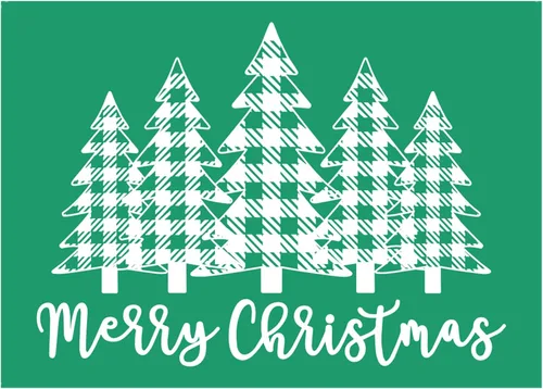 JAJADO Plantillas autoadhesivas de serigrafía para decoraciones de árboles de Navidad, plantillas de bricolaje para pintar sobre Árbol de Navidad a