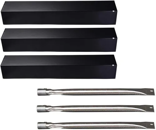 PN2311 SA4051 (paquete de 3) placa de calor de 15 3/8 pulgadas y quemadores de repuesto para Brinkmann 8300,810-7231-W, 810-8300, 810-8300-W,