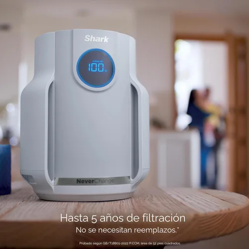 Miniatura 8 de Purificador de aire Shark para el hogar, NeverChange Compact Pro, para dormitorio, habitación infantil, oficina en casa, dormitorio universitario