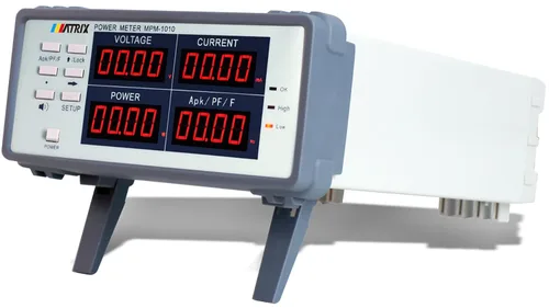 Miniatura 7 de MATRIX Medidor de potencia de alta precisión MPM-1010B, prueba de parámetro del medidor de potencia de CA con RS-232, medidor de potencia digital