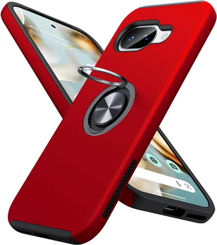 Miniatura 58 de JAME Funda para Google Pixel 7 Pro, Funda de Ajuste Delgado para Pixel 7 Pro con Soporte de Anillo Kickstand