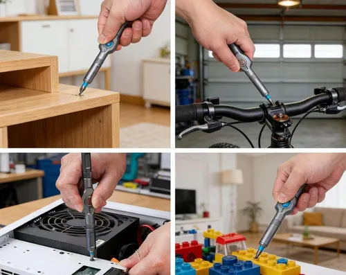 Miniatura 7 de aiyun Juego de destornilladores magnéticos, juego de destornilladores de trinquete, juego de destornilladores de trinquete múltiples, juego
