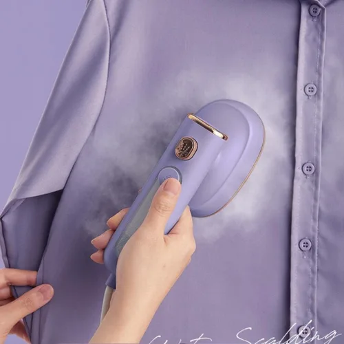 Miniatura 5 de Mini plancha de vapor profesional portátil de mano vaporizador de ropa seco húmedo doble ropa máquina de planchar de tela para el hogar y viajes