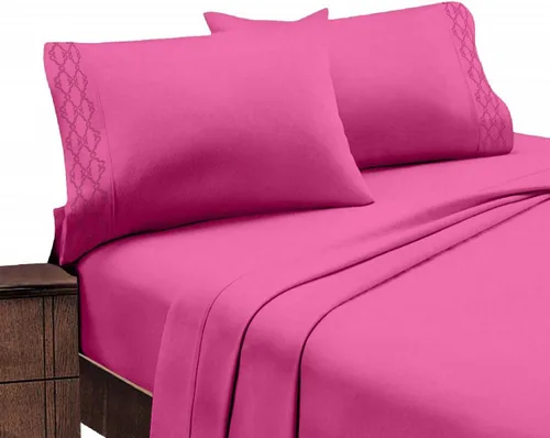 Miniatura 14 de Home Sweet Home - Juego de ropa de cama transpirable extra suave y resistente a las arrugas, juego de sábanas bordadas de lujo con bolsillo profundo