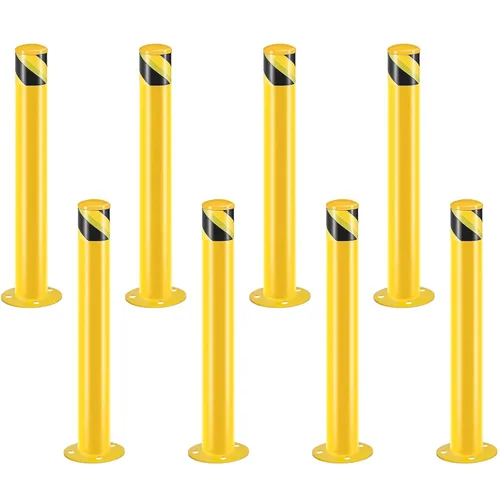 Miniatura 9 de Poste de bolardo de seguridad, bolardos de acero, bolardo de estacionamiento, poste de barrera de estacionamiento de seguridad recubierto de polvo