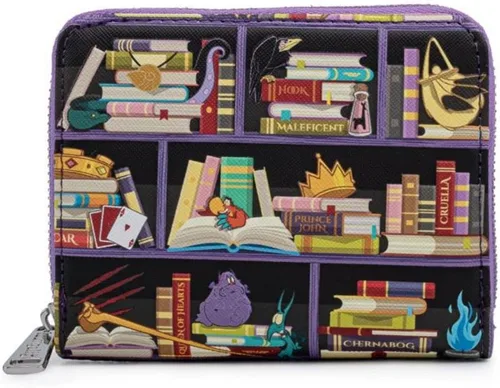 Miniatura 2 de Loungefly Disney Villains Books - Cartera con cremallera, Multi, Cartera con cremallera