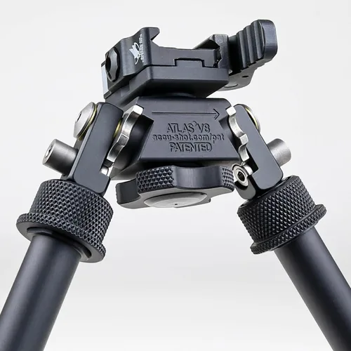 Miniatura 3 de Accu-Shot Atlas Bipod BT10-LW17 V8 con palanca ADM 170-S más parche de bandera de Estados Unidos y paño de limpieza de microfibra Jestik